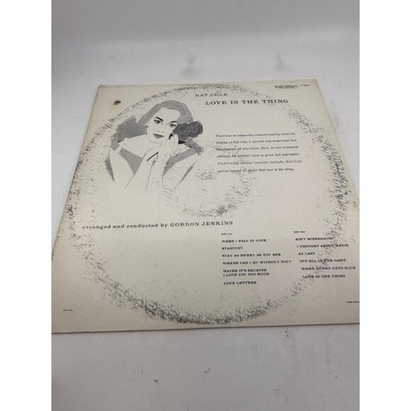 Nat King Cole – Love Is the Thing Vinyl Album Record - Picture 3 of 5